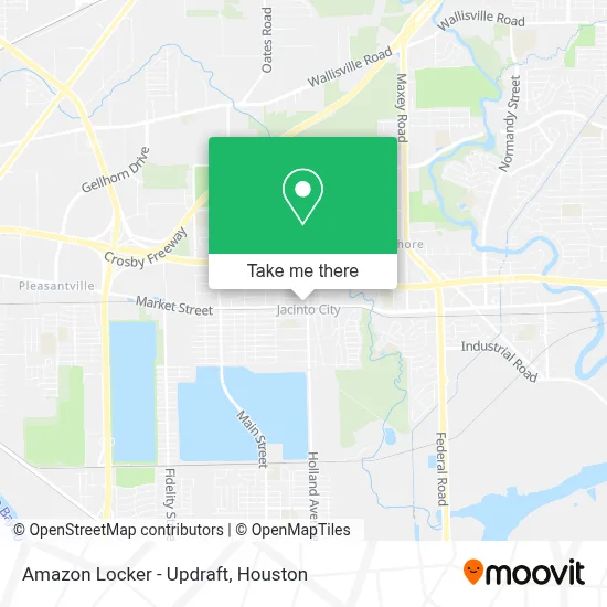 Amazon Locker - Updraft map