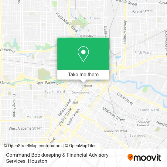 Command Bookkeeping & Financial Advisory Services map