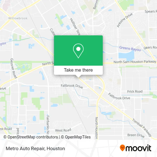 Metro Auto Repair map