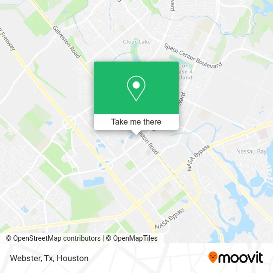 Webster, Tx map