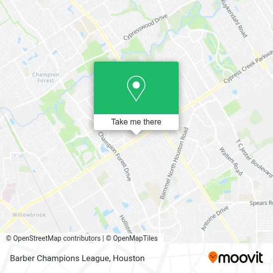Barber Champions League map