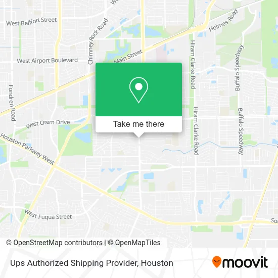 Ups Authorized Shipping Provider map