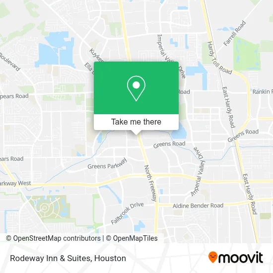 Rodeway Inn & Suites map