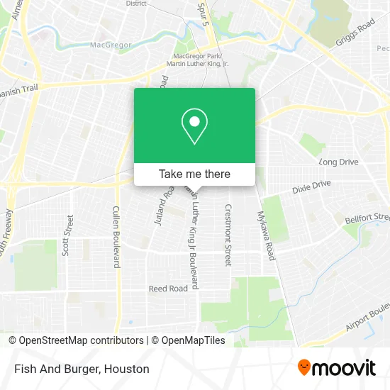 Fish And Burger map