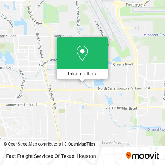 Fast Freight Services Of Texas map