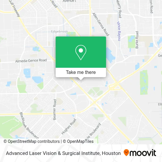 Advanced Laser Vision & Surgical Institute map