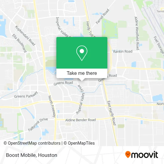 Boost Mobile map