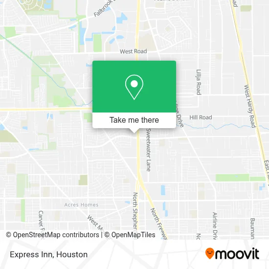 Express Inn map