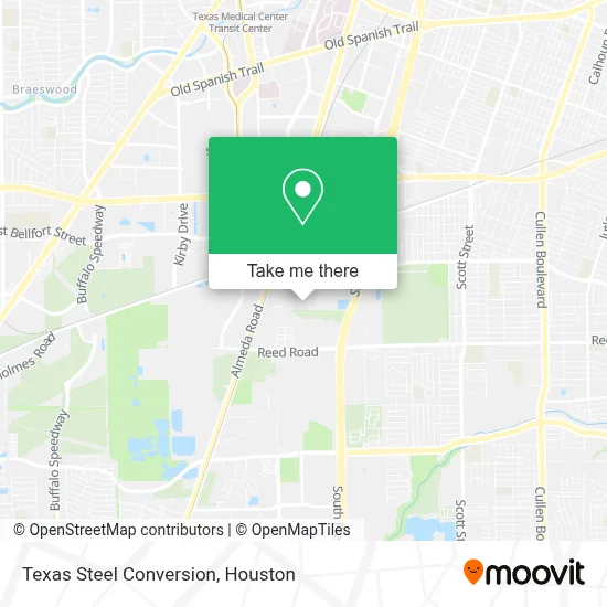 Texas Steel Conversion map