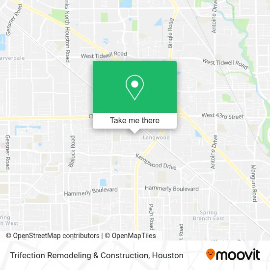 Trifection Remodeling & Construction map