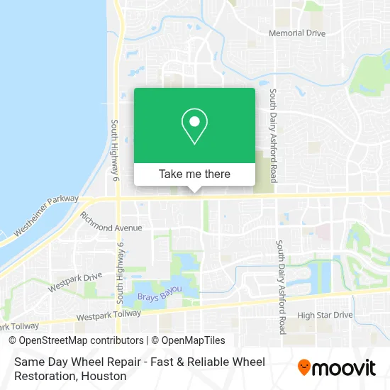Same Day Wheel Repair - Fast & Reliable Wheel Restoration map