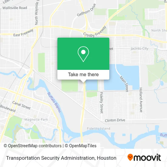 Transportation Security Administration map