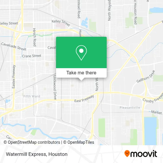 Watermill Express map