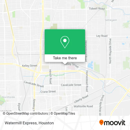 Watermill Express map