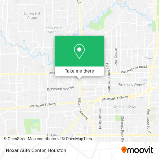 Nexar Auto Center map