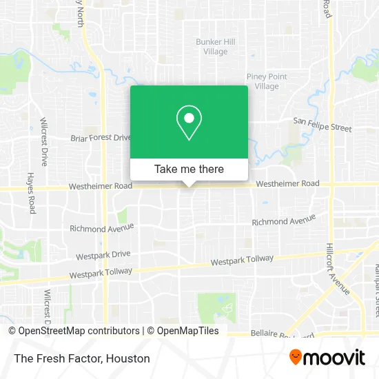 The Fresh Factor map