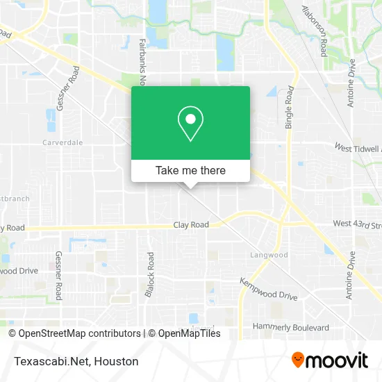 Texascabi.Net map