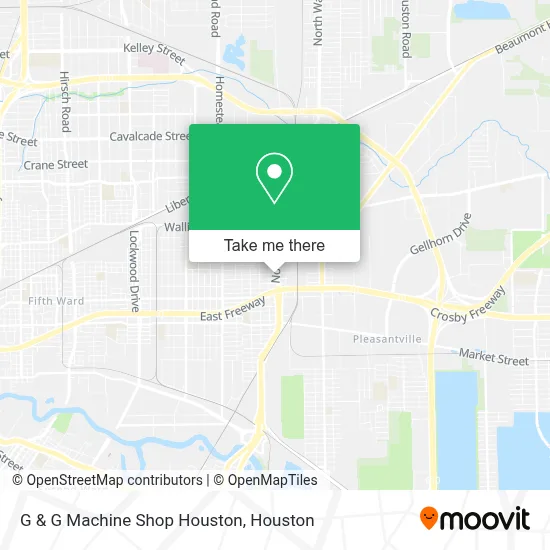G & G Machine Shop Houston map