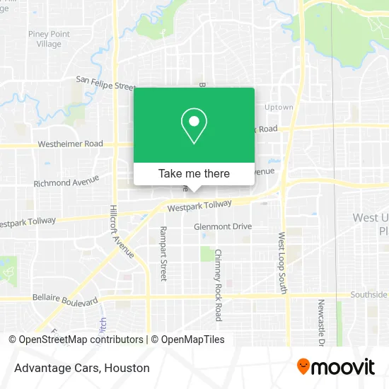Advantage Cars map