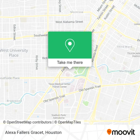 Alexa Fallers Gracet map