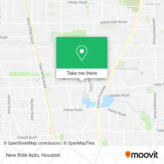 New Ride Auto map