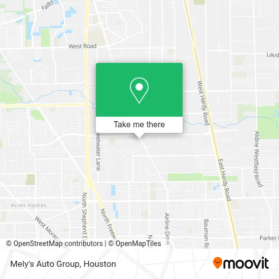 Mely's Auto Group map