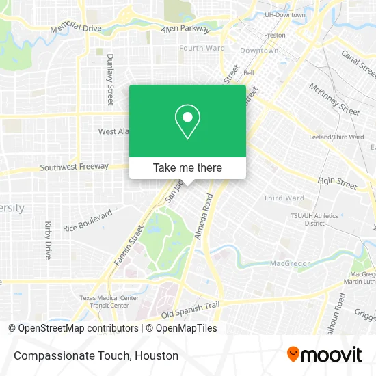 Compassionate Touch map