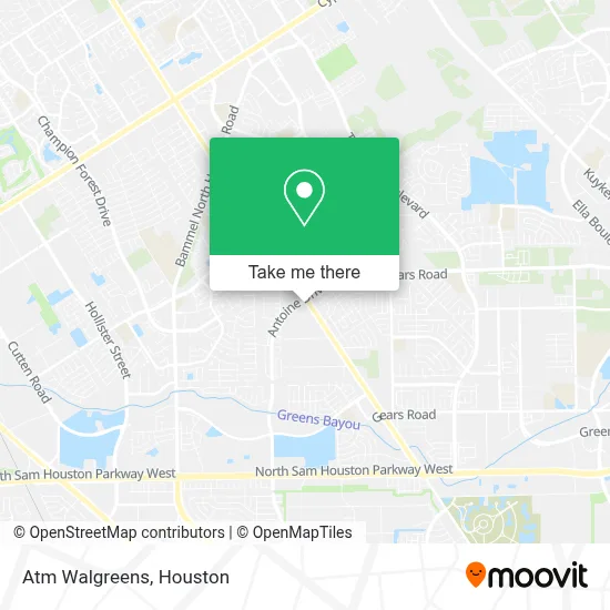 Atm Walgreens map
