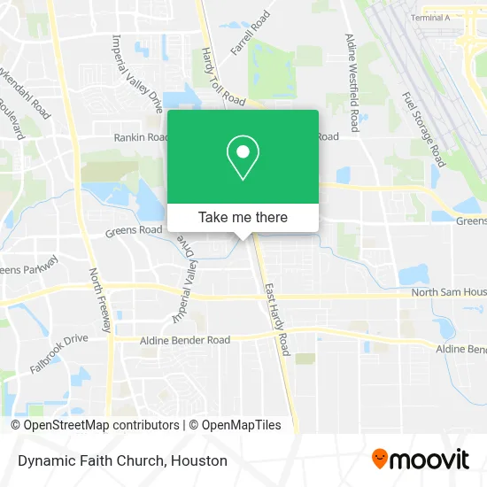Dynamic Faith Church map