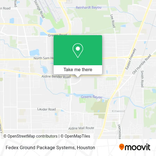 Fedex Ground Package Systems map