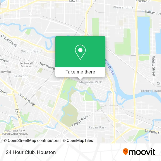 24 Hour Club map