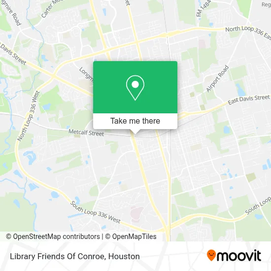 Library Friends Of Conroe map
