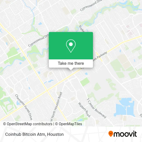 Coinhub Bitcoin Atm map