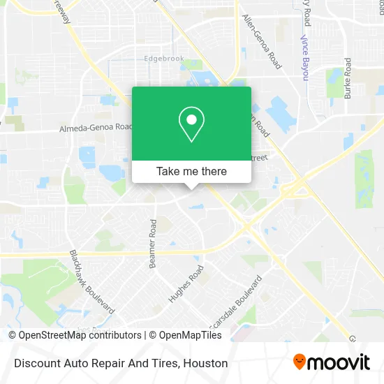 Discount Auto Repair And Tires map