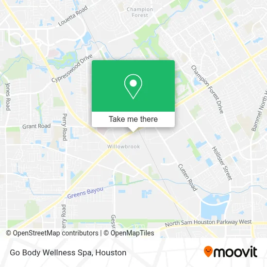Go Body Wellness Spa map