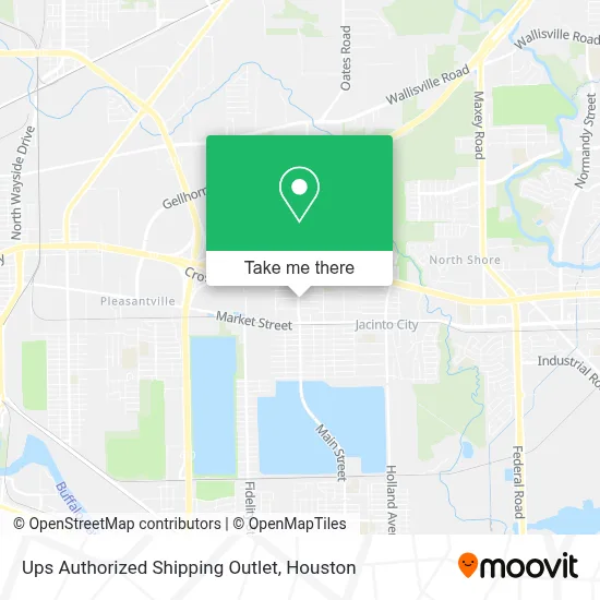 Ups Authorized Shipping Outlet map