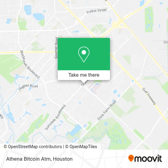 Athena Bitcoin Atm map