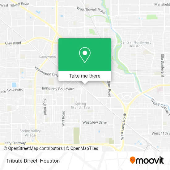 Tribute Direct map