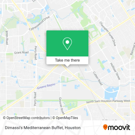 Dimassi's Mediterranean Buffet map