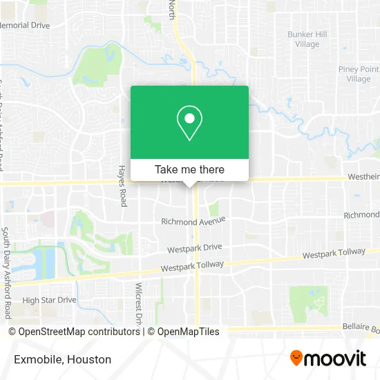 Exmobile map