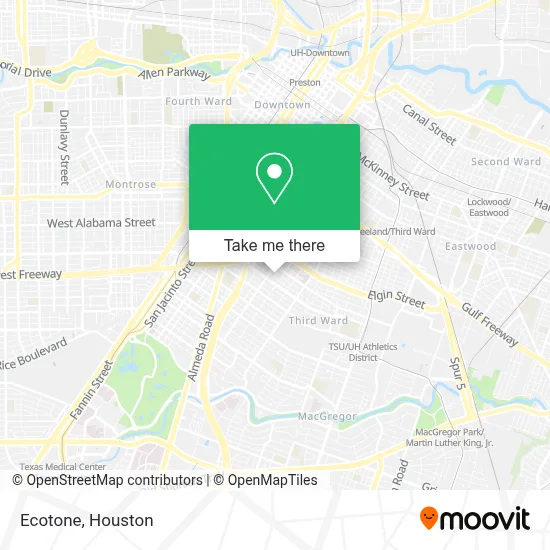 Ecotone map