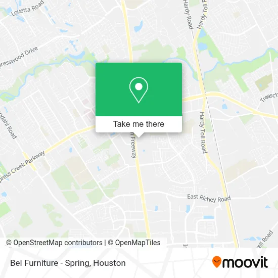 Bel Furniture - Spring map