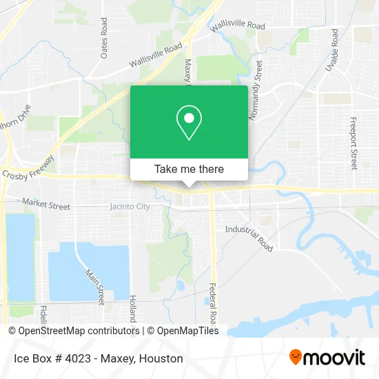 Ice Box # 4023 - Maxey map
