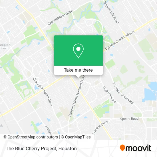 The Blue Cherry Project map