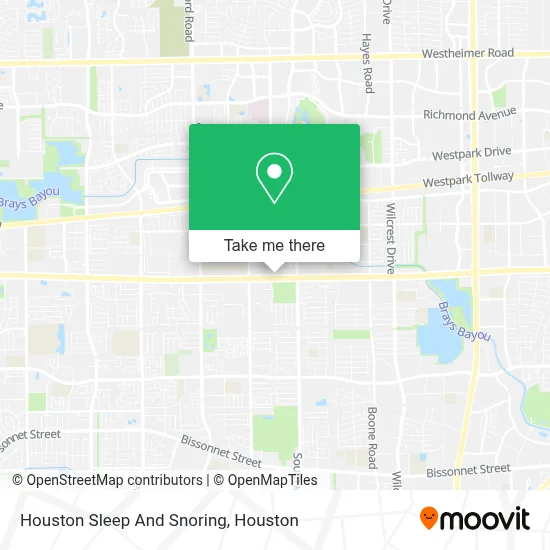 Houston Sleep And Snoring map