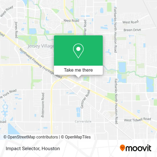 Impact Selector map