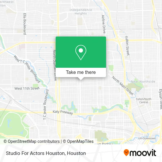 Studio For Actors Houston map