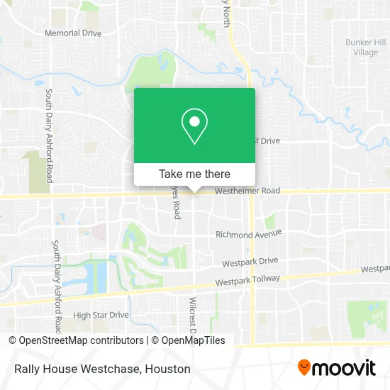 Rally House Westchase map