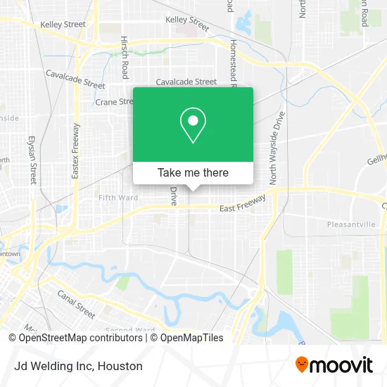 Jd Welding Inc map
