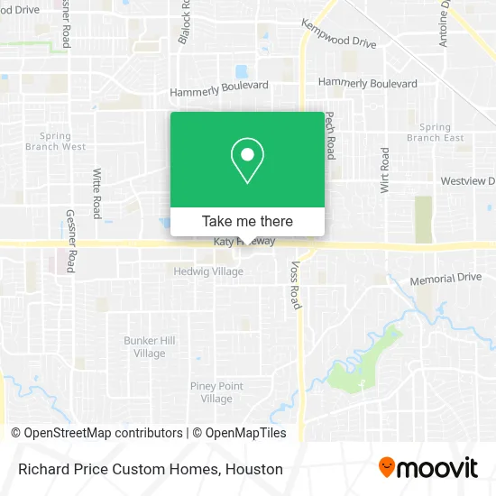 Richard Price Custom Homes map